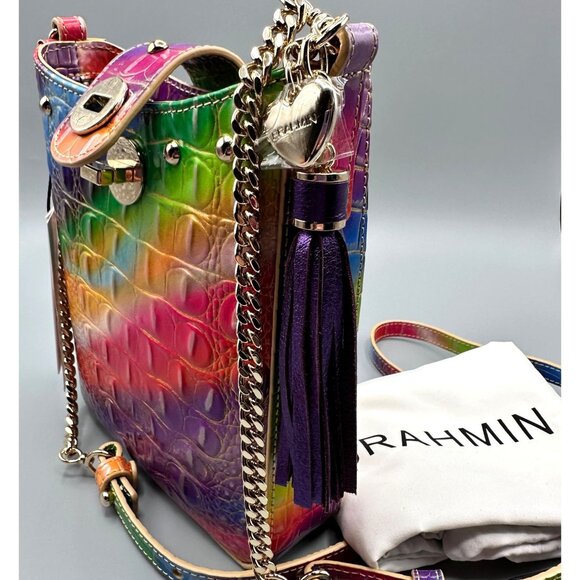 Brahmin Marley Multi Gumdrop Collection Leather Crossbody V04248940000050 NWT - Picture 12 of 16